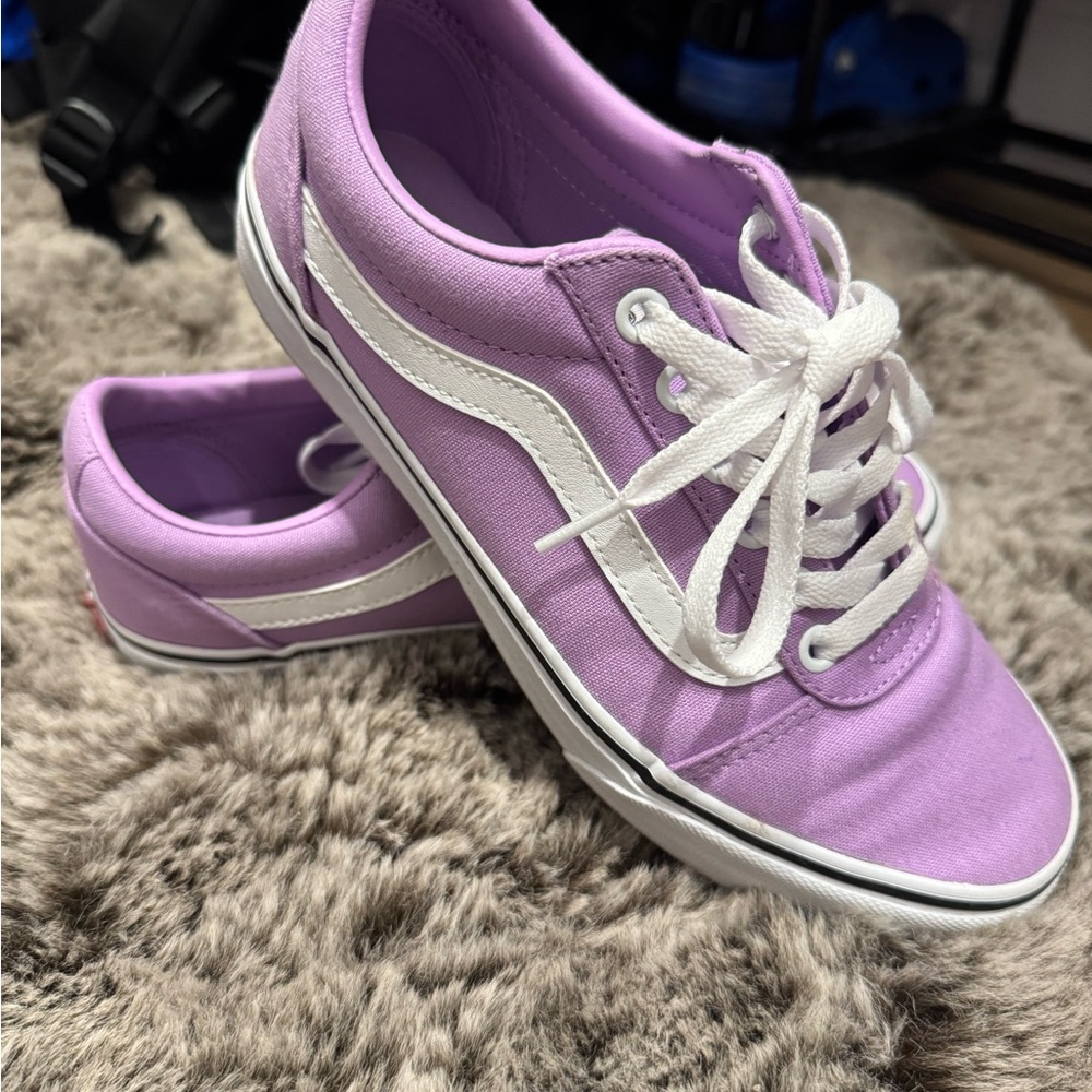 Vans Women's Lilac Canvas Sneakers